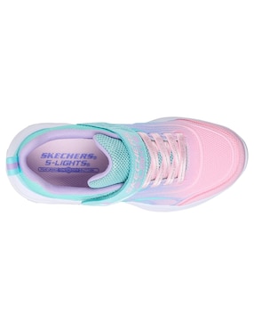 Tenis para entrenamiento Skechers Sola Glow para niña