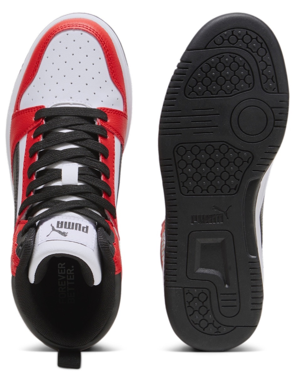 Tenis Rebound V6 Mid Jr unisex para entrenamiento 4