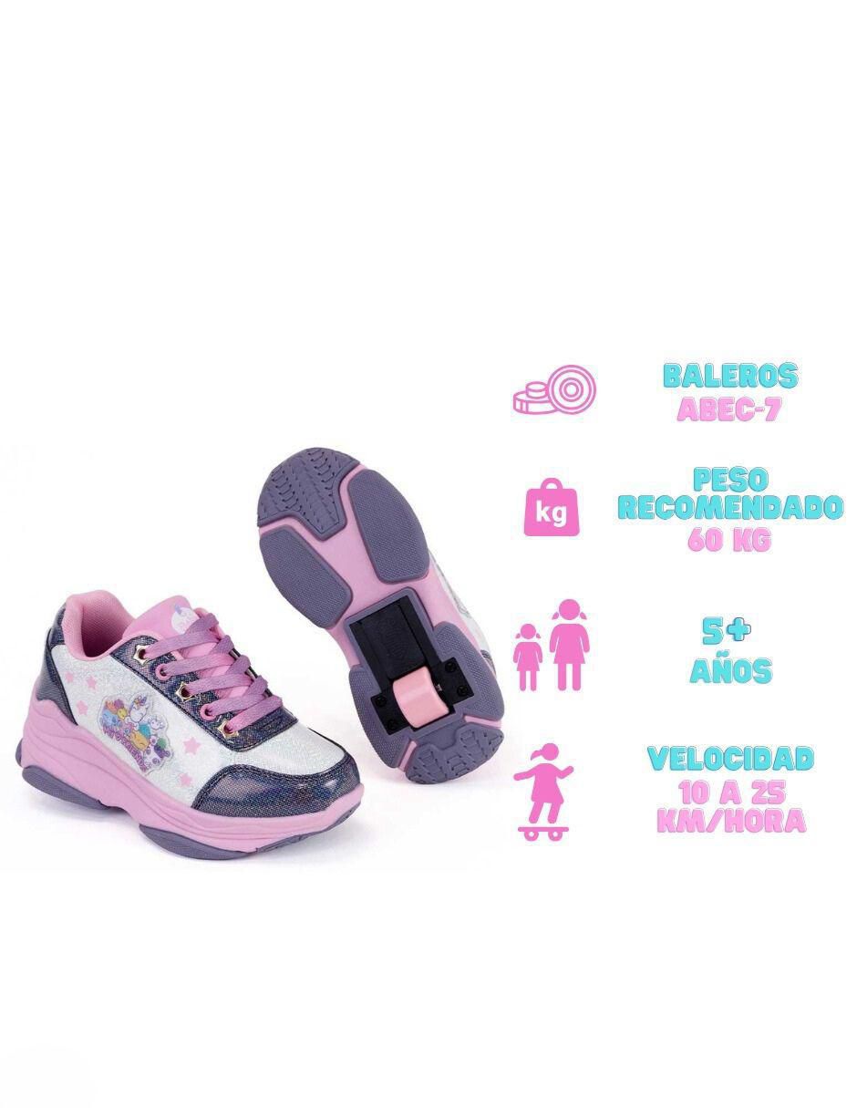 Tenis con ruedas para niña Style Friends Roller 6