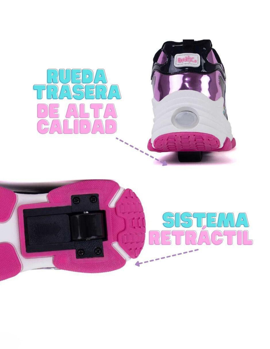Tenis con ruedas para niña Style Rock Roller 4