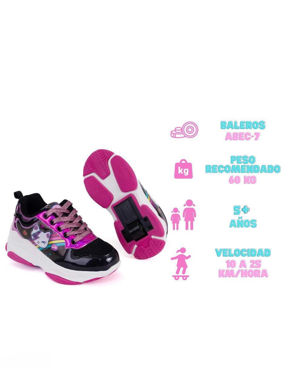 Tenis con ruedas para niña Style Rock Roller 6