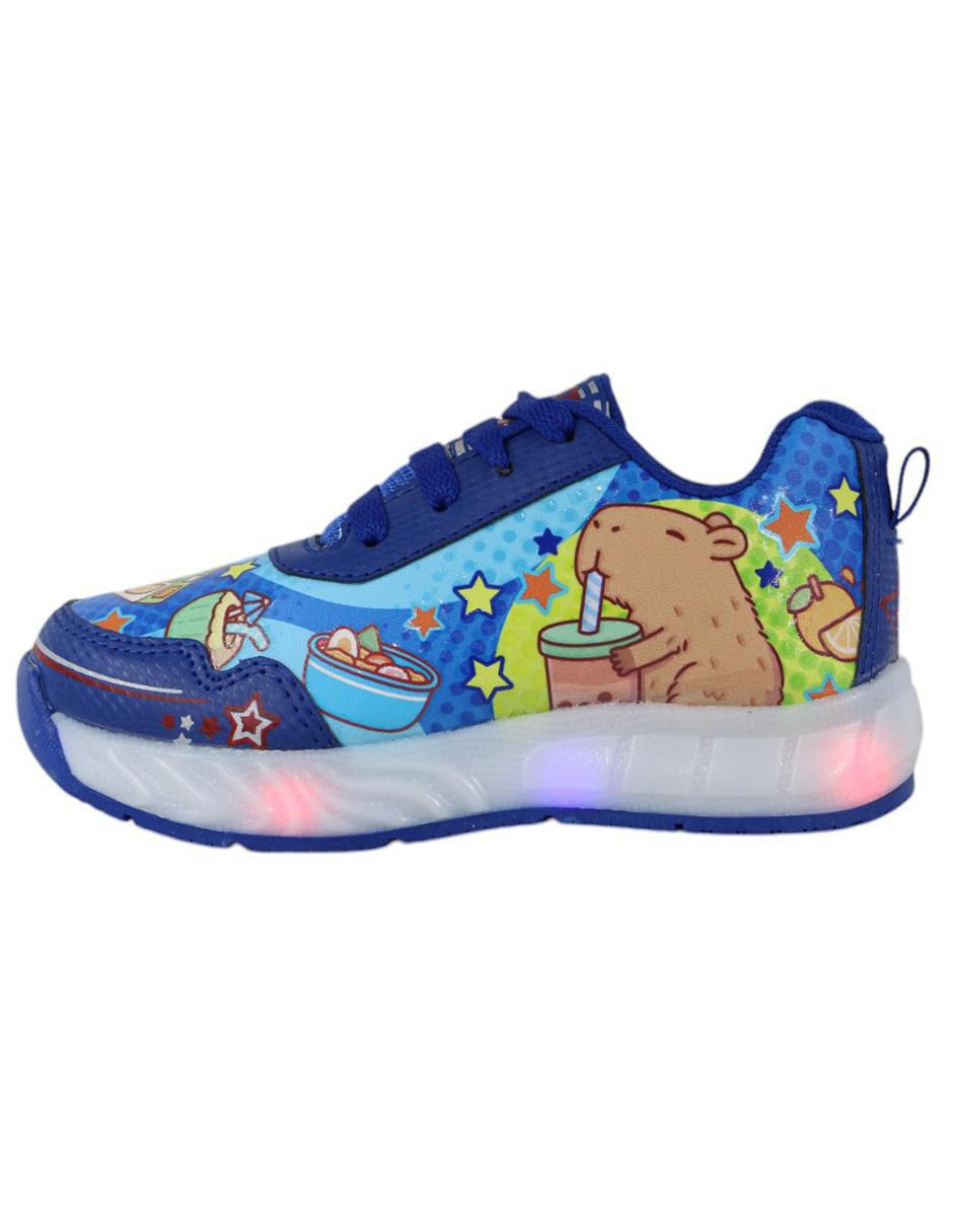 Tenis luz led para niña Capibara 4