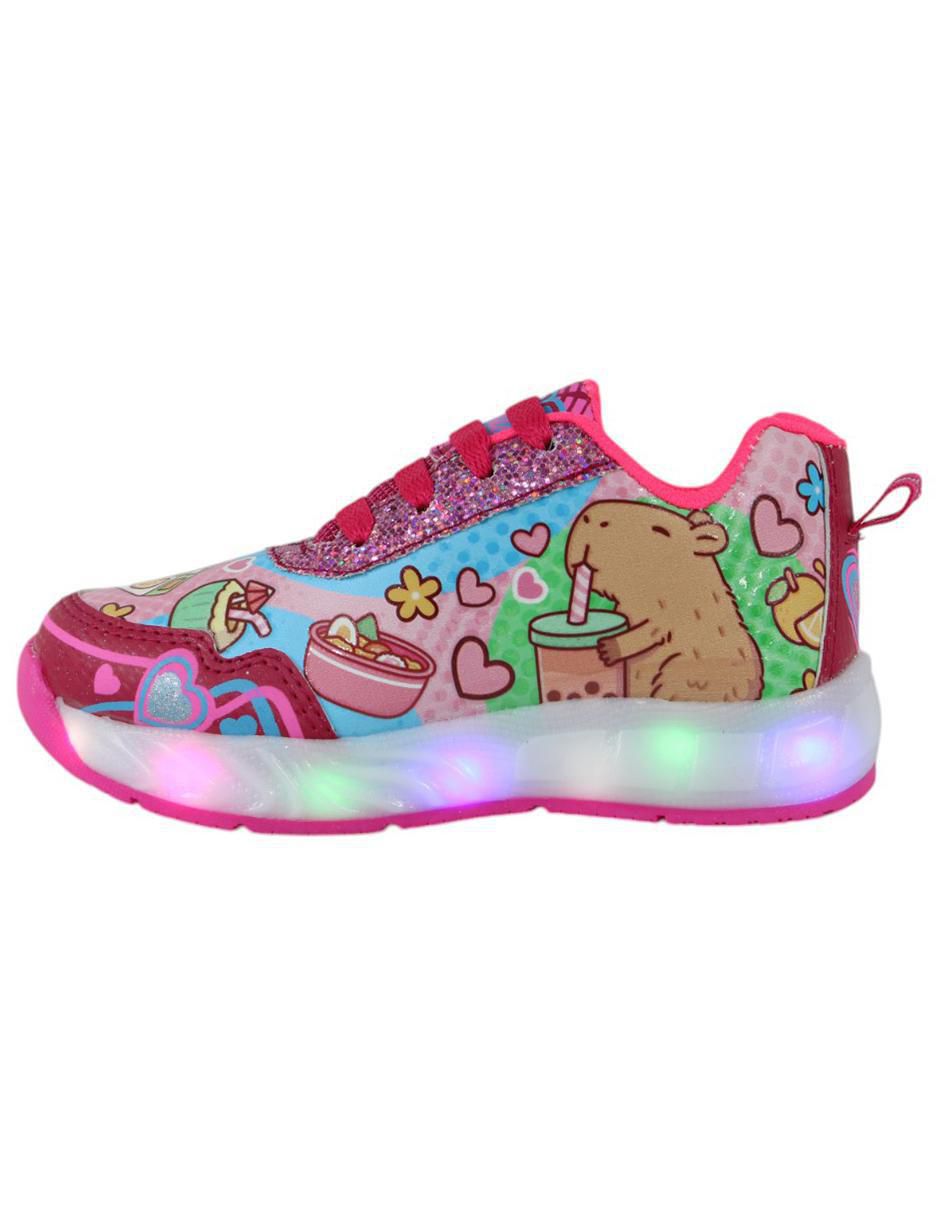 "tenis" kuali shoes "para" niña capibara fantasia