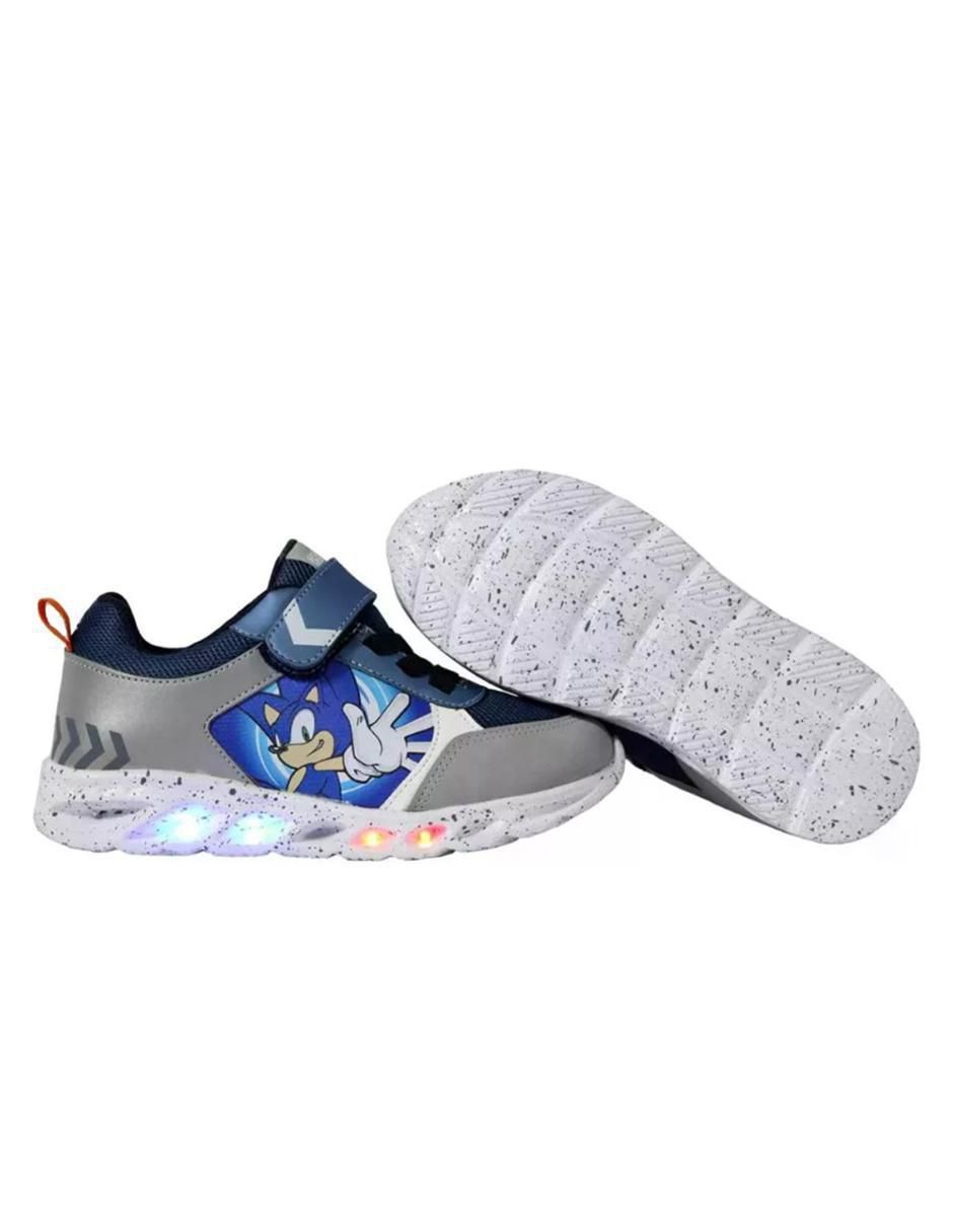 Tenis con luz para niño Sonic 5