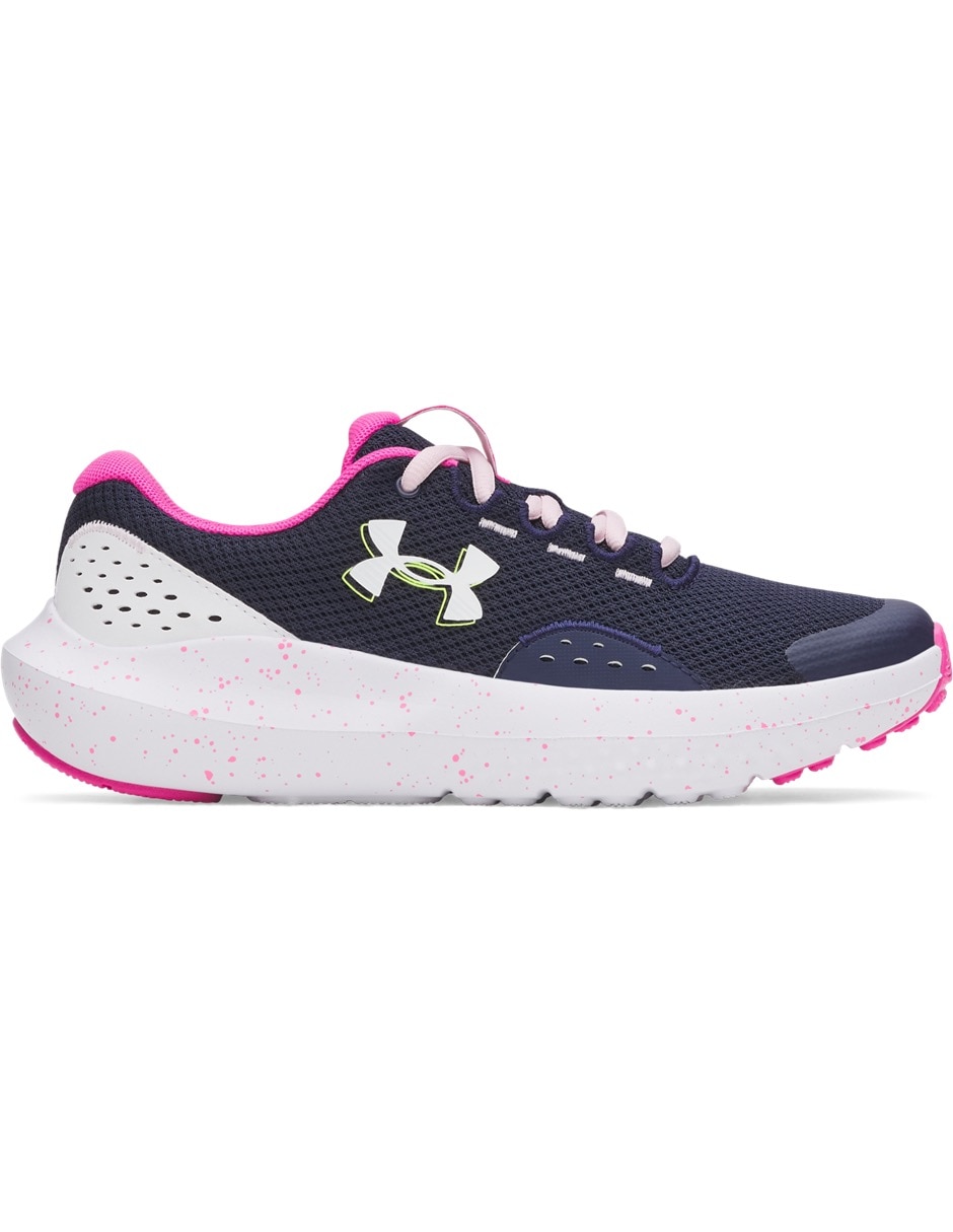 Tenis Ua Ggs Surge 4 para correr de niña Tenis Ua Ggs Surge 4 para correr de niña