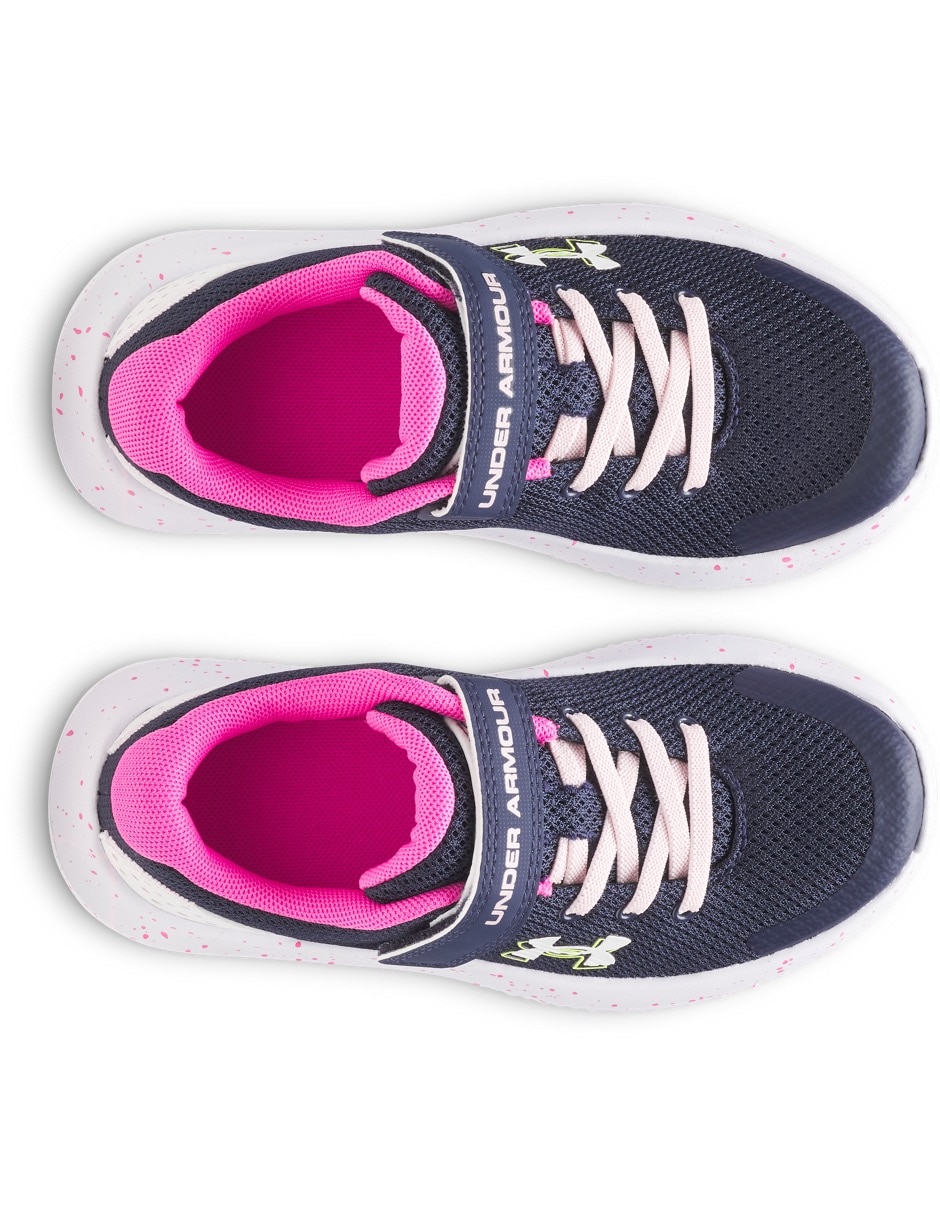 Tenis Ua Gps Surge 4 Ac para correr de niña 5