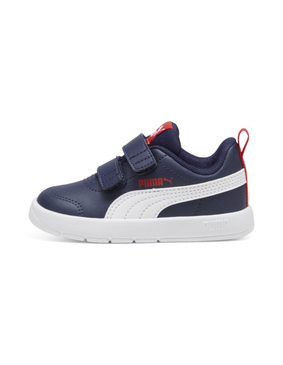 "tenis" "de piel" (si aplica) puma courtflex v3 "de" infantil unisex "para" casual
