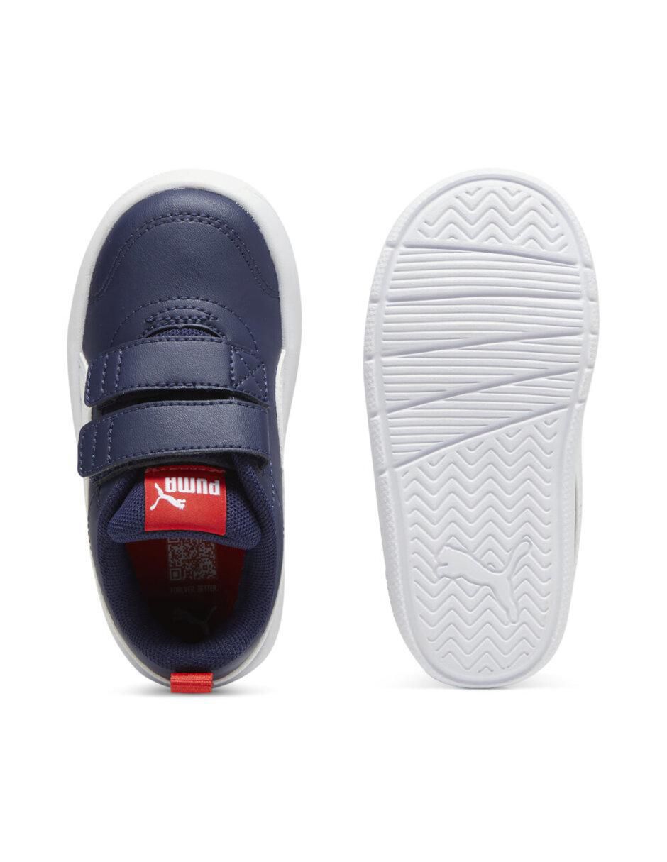 "tenis" "de piel" (si aplica) puma courtflex v3 "de" infantil unisex "para" casual