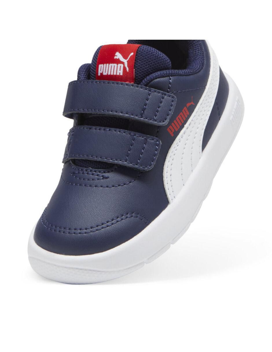 "tenis" "de piel" (si aplica) puma courtflex v3 "de" infantil unisex "para" casual