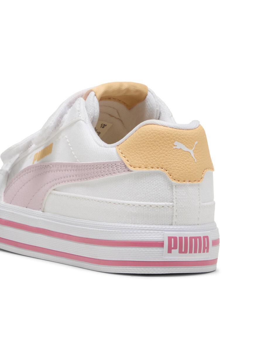 "tenis" "de piel" (si aplica) puma court classic vulc "de" infantil unisex "para" casual