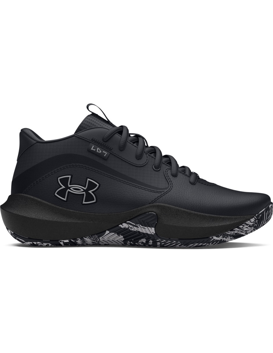 Tenis UA GS Lockdown 7BLK para Básquetbol unisex